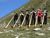 Alphornbläser beim Jungfrau-Marathon