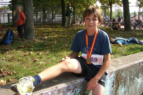 Baden-Marathon 2006 - Fritz im Ziel