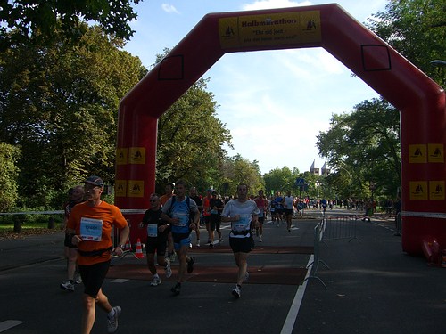 Köln Marathon - 21,1 km sind geschafft
