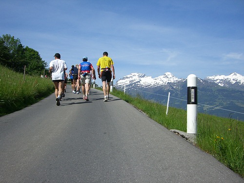 Liechtenstein-Marathon 2006 - immer dem Himmel entgegen