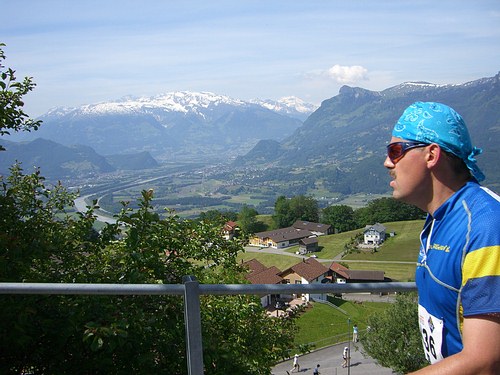 Liechtenstein-Marathon 2006 - der Rhein wird immer kleiner