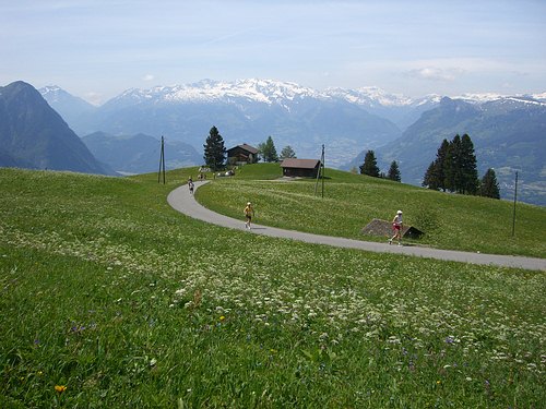 Liechtenstein-Marathon 2006 - Herrliche Aussicht