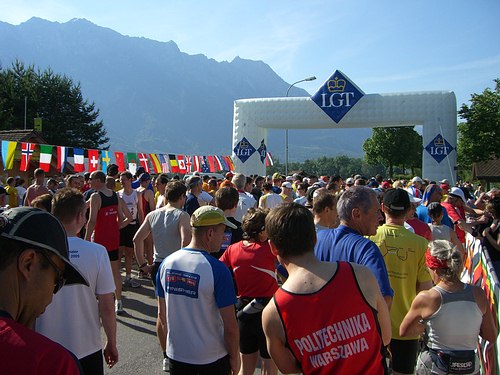 Liechtenstein-Marathon 2006 - Startbereich