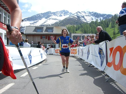 Liechtenstein-Marathon 2006 - Marianne im Ziel