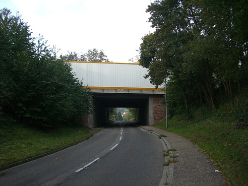 A8-Unterführung Richtung Grünwettersbach